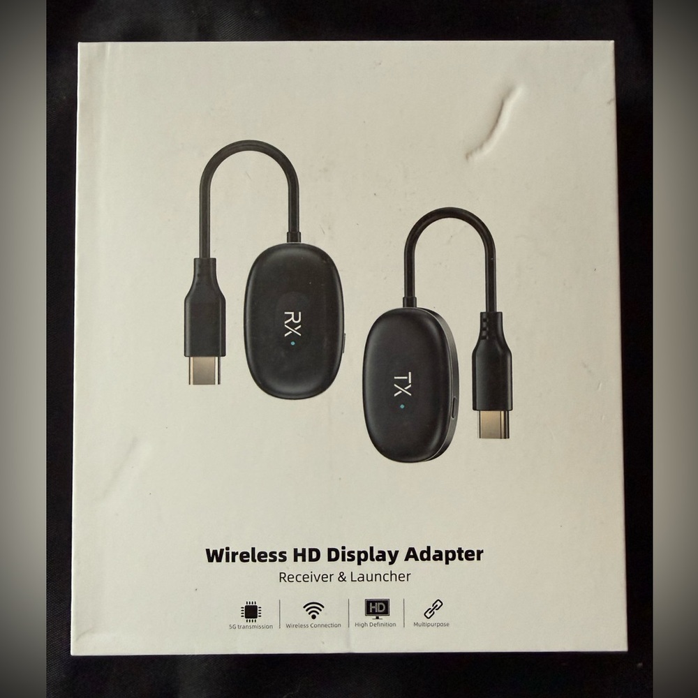 New Wireless HD Display Adapter - Black
